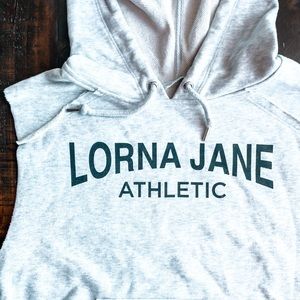Lorna Jane Sleeveless Hooded Sweatshirt Size S